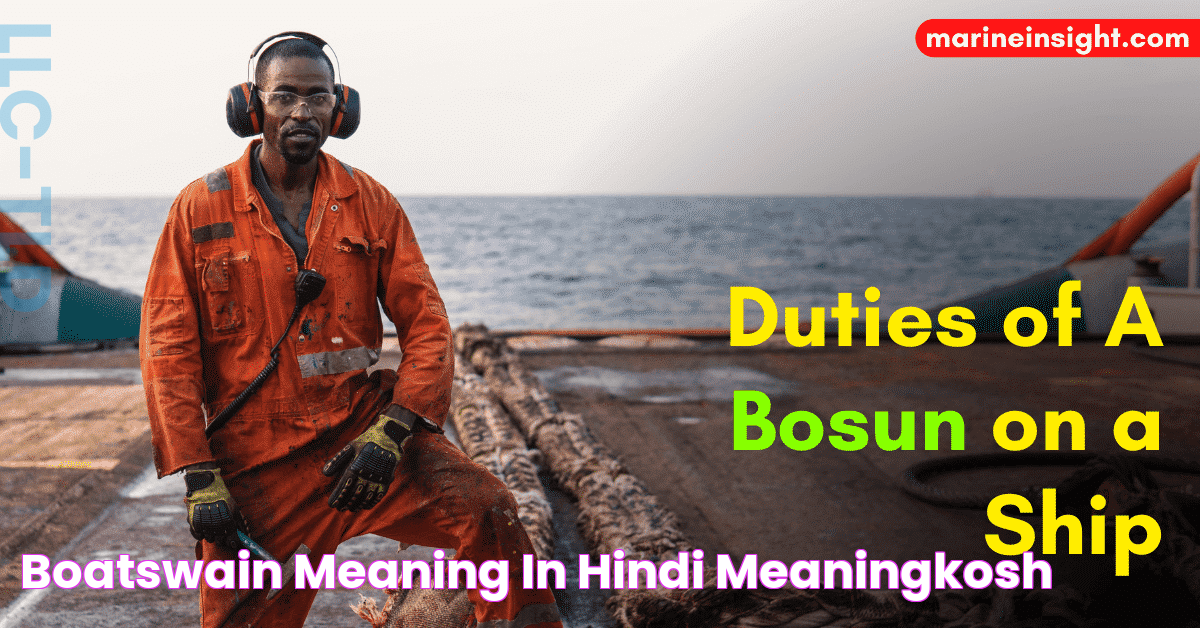 Boatswain Meaning In Hindi MeaningKosh