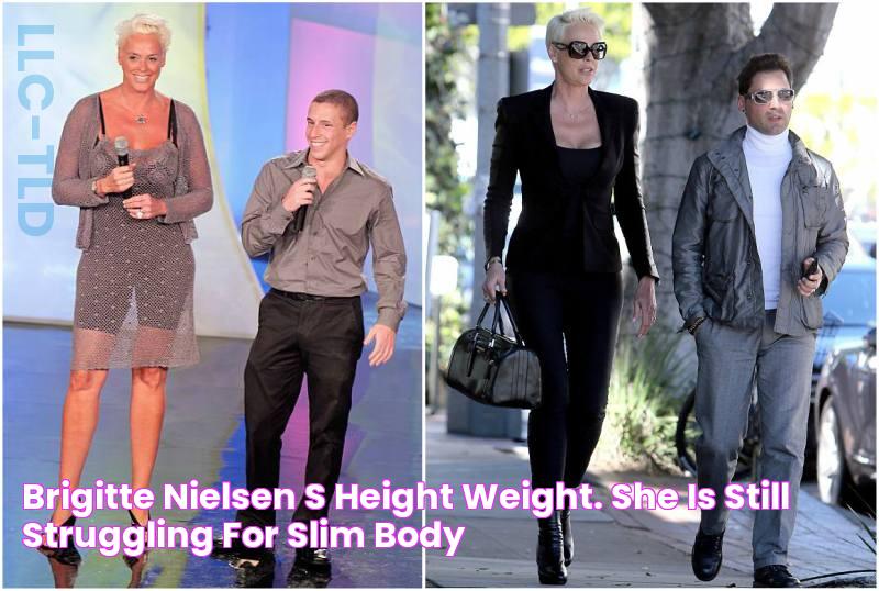 Brigitte Nielsen's height, weight. She is still struggling for slim body