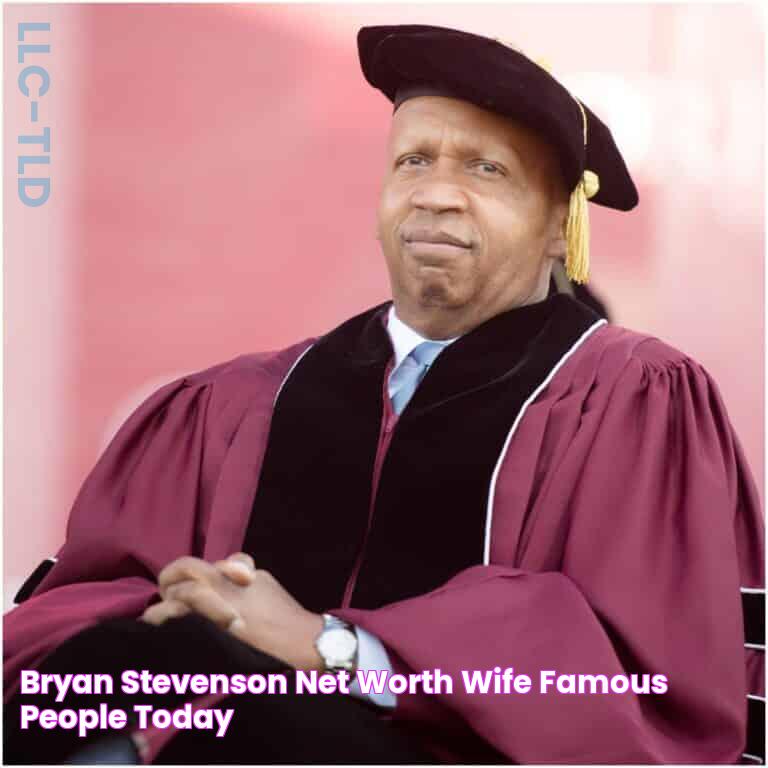 Bryan Stevenson Net Worth Wife Famous People Today