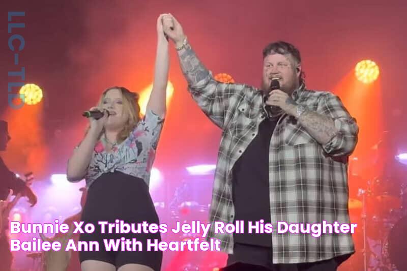 Bunnie XO Tributes Jelly Roll & His Daughter Bailee Ann With Heartfelt