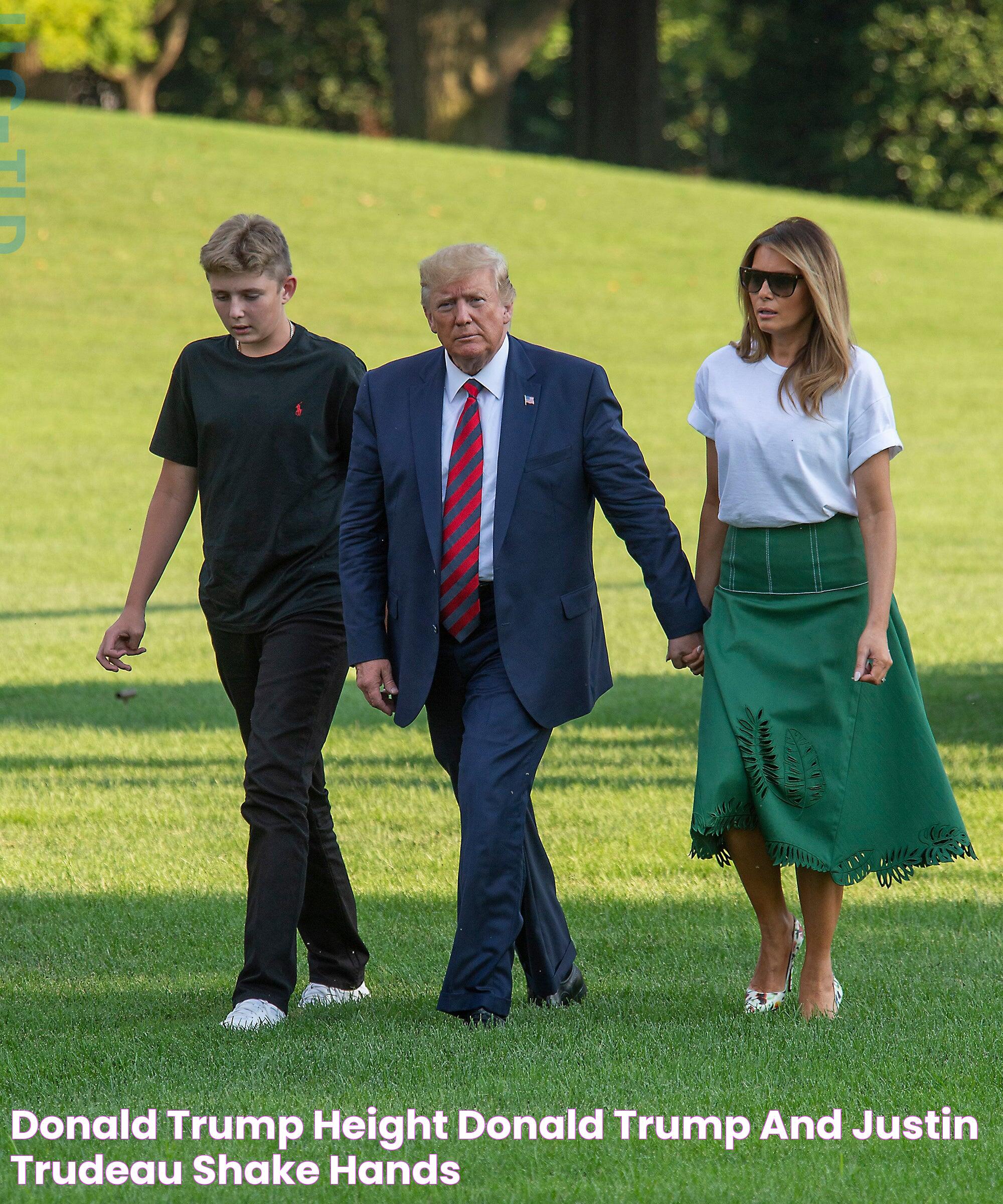 Donald Trump Height / Donald trump and justin trudeau shake hands