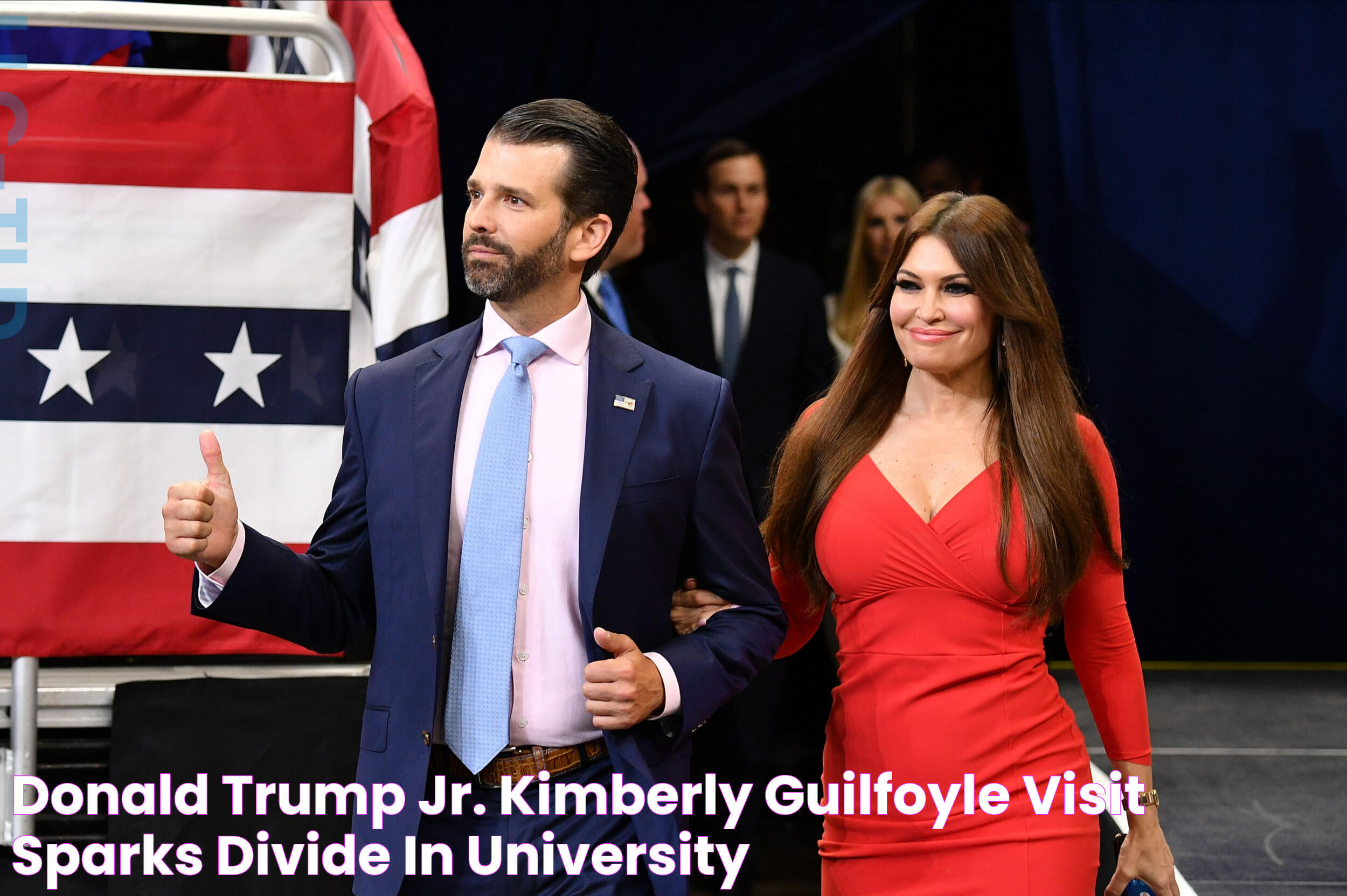 Donald Trump Jr., Kimberly Guilfoyle Visit Sparks Divide in University