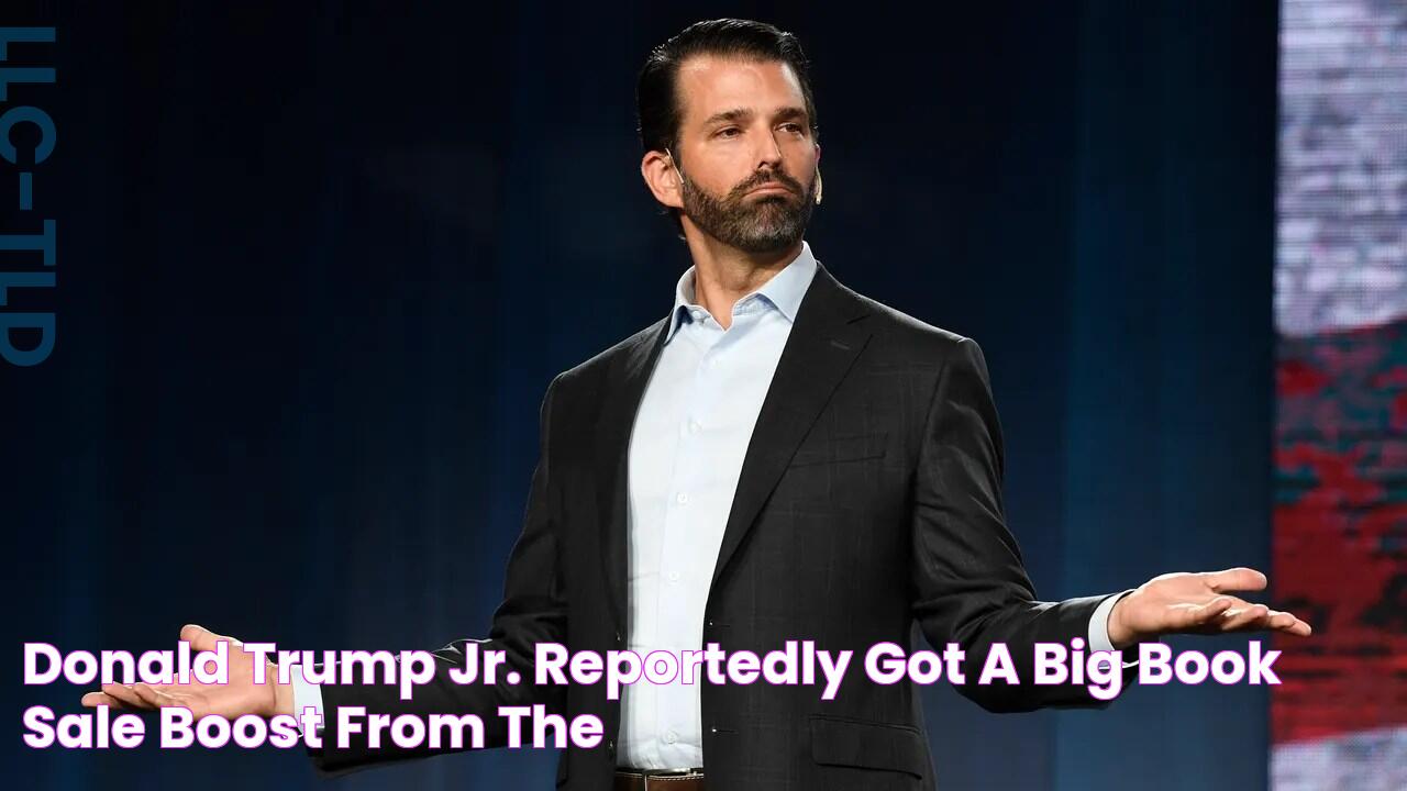 Donald Trump Jr. Reportedly Got a Big Book Sale Boost from the