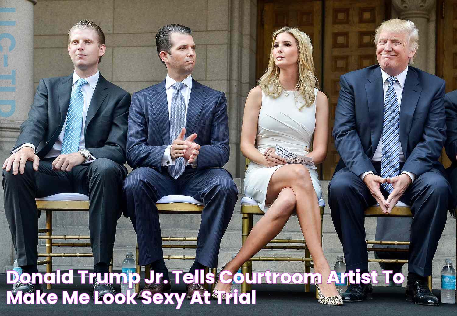 Donald Trump Jr. Tells Courtroom Artist to 'Make Me Look Sexy' at Trial