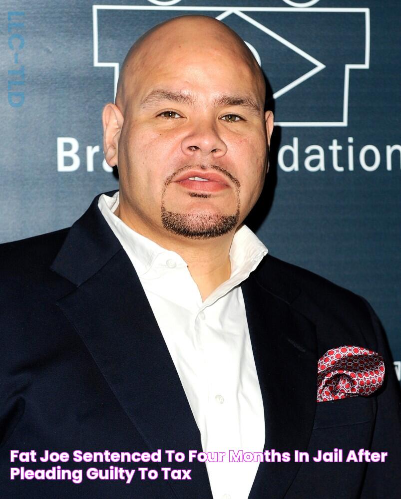 Fat Joe Sentenced to Four Months in Jail After Pleading Guilty to Tax