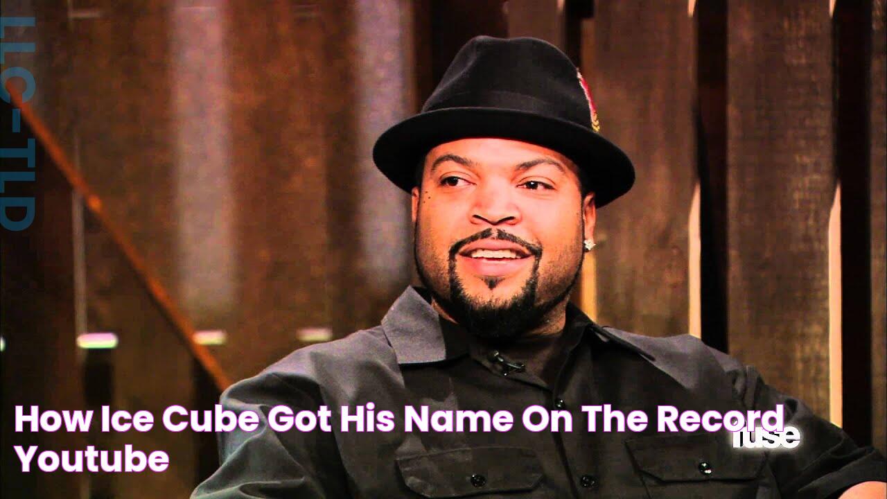 How Ice Cube Got His Name On The Record YouTube