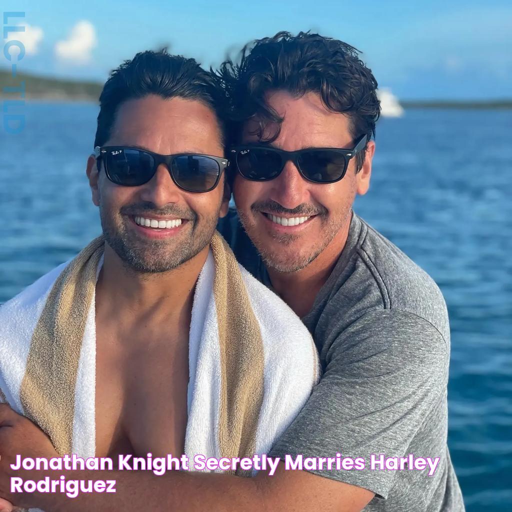 Jonathan Knight secretly marries Harley Rodriguez