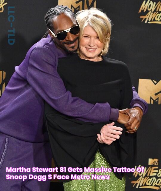 Martha Stewart, 81, gets massive tattoo of Snoop Dogg's face Metro News