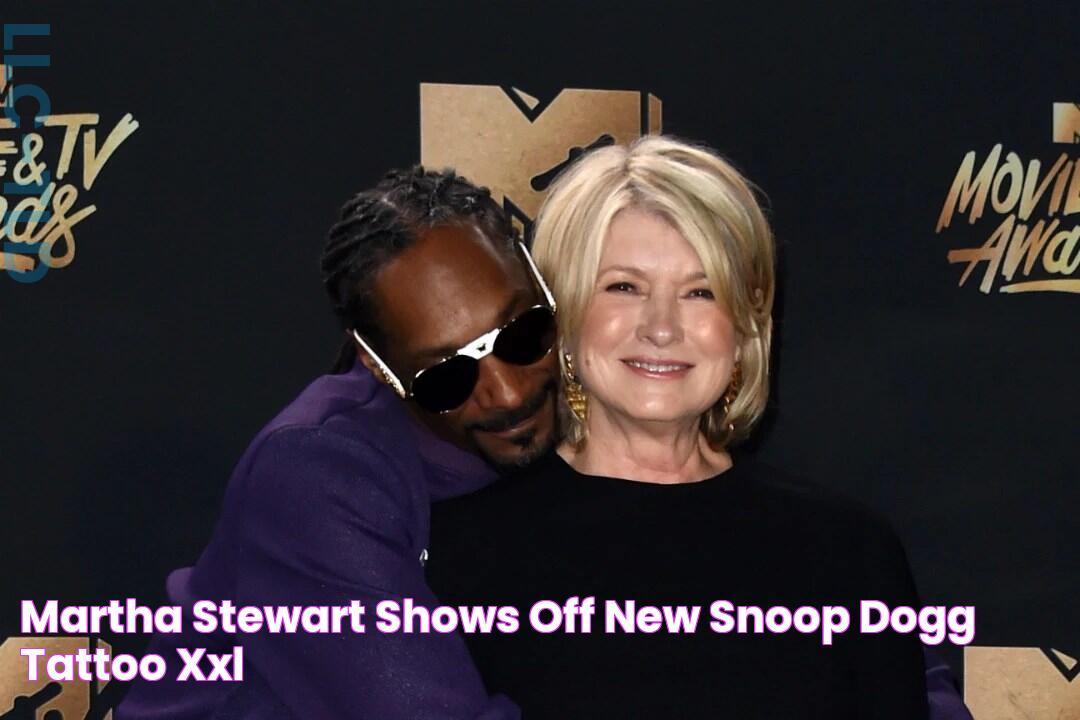 Martha Stewart Shows Off New Snoop Dogg Tattoo XXL