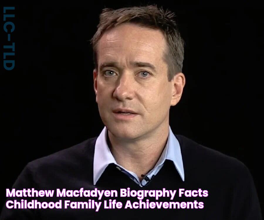 Matthew Macfadyen Biography Facts, Childhood, Family Life & Achievements