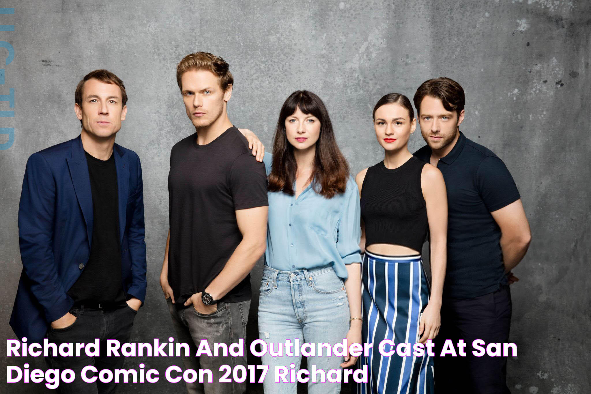 Richard Rankin and Outlander Cast at San Diego Comic Con 2017 Richard