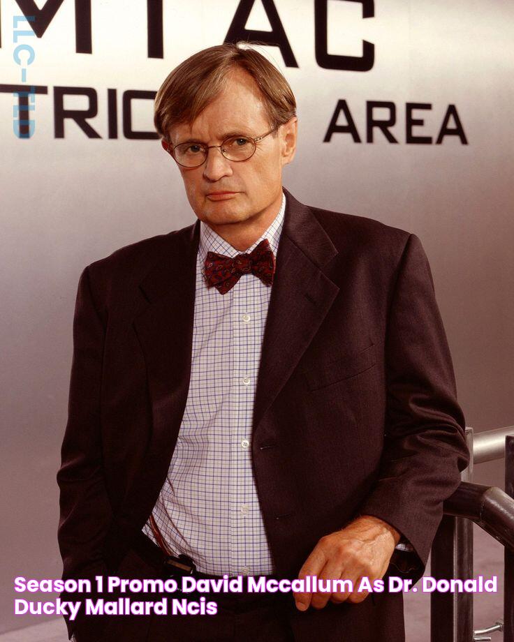 Season 1 Promo David McCallum as Dr. Donald "Ducky" Mallard Ncis