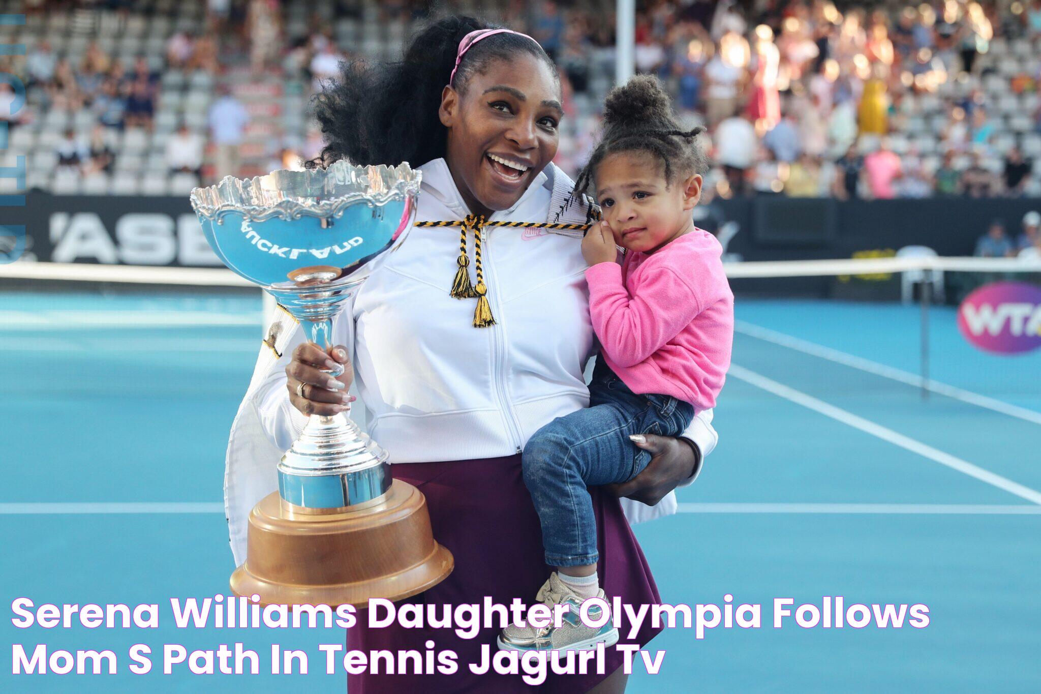 Serena Williams' Daughter Olympia Follows Mom's Path in Tennis JaGurl TV