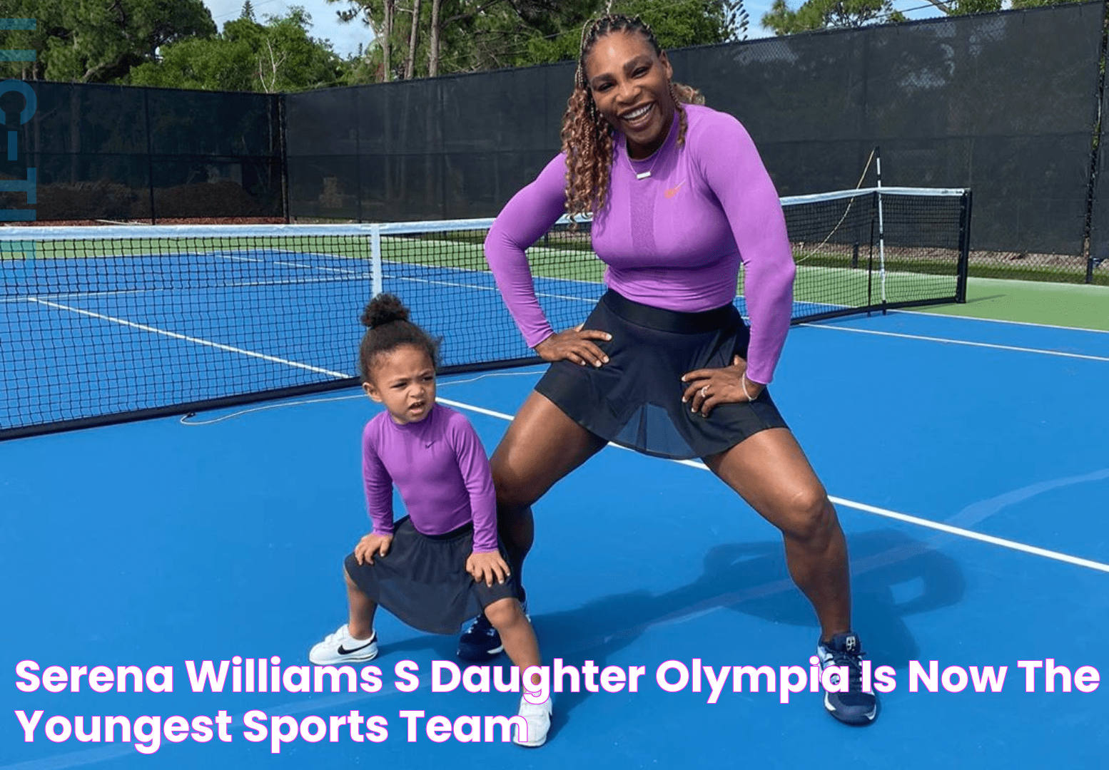 Serena Williams's Daughter Olympia Is Now The Youngest Sports Team