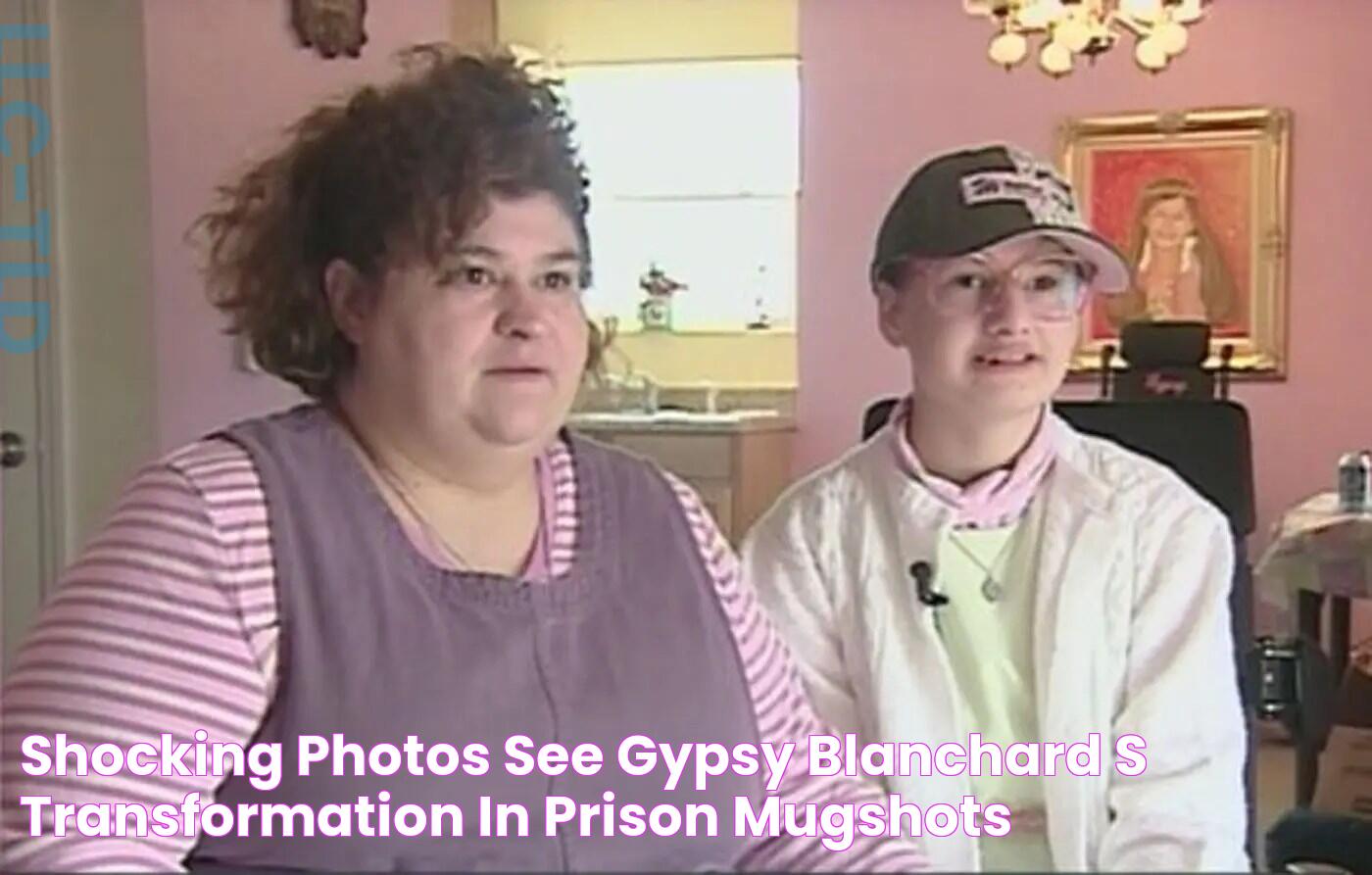 Shocking Photos! See Gypsy Blanchard’s Transformation In Prison Mugshots