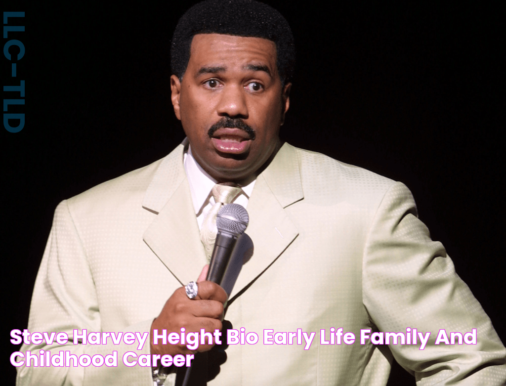 Steve Harvey Height, Bio, Early Life, Family, and Childhood, Career