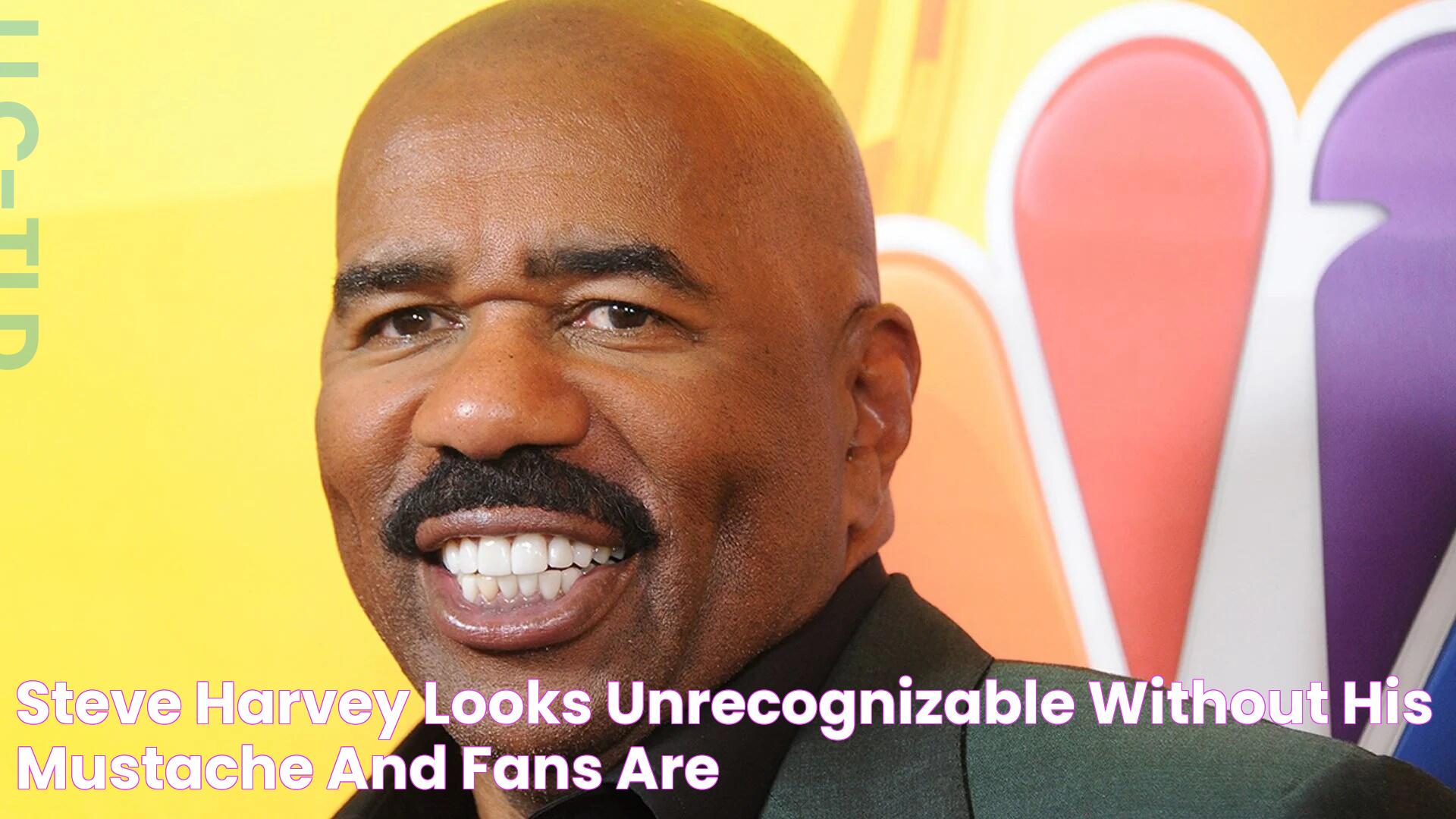 Steve Harvey looks unrecognizable without his mustache and fans are