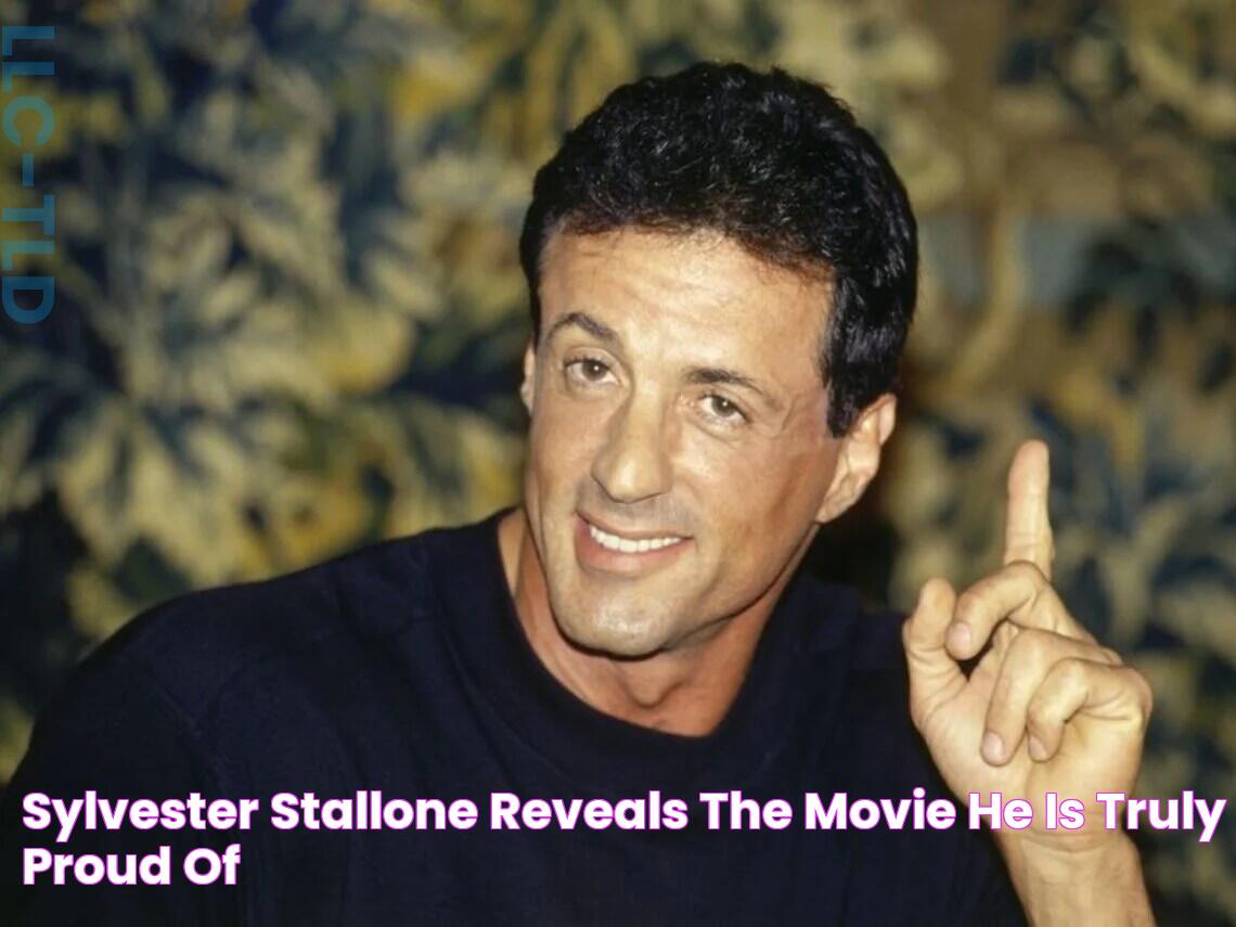 Sylvester Stallone reveals the movie he is “truly proud of”