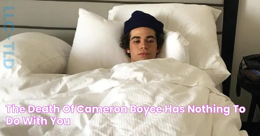 The Death Of Cameron Boyce Has NOTHING To Do With You