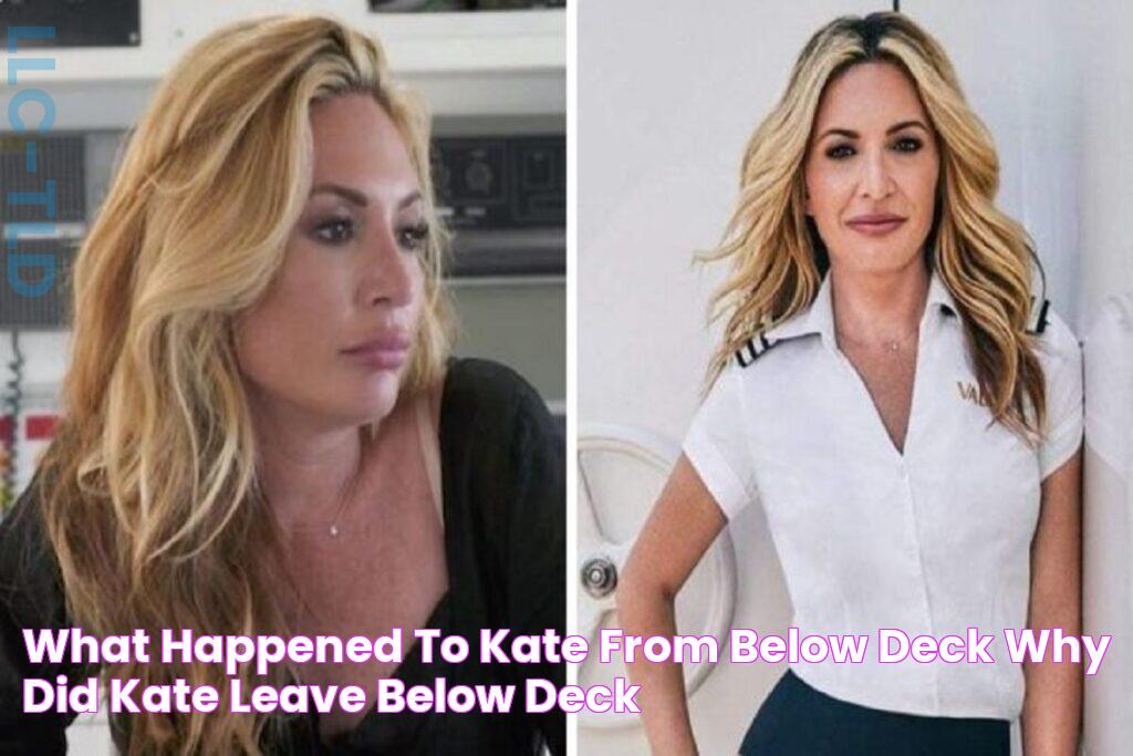 What happened to Kate from Below Deck? Why Did Kate Leave Below Deck