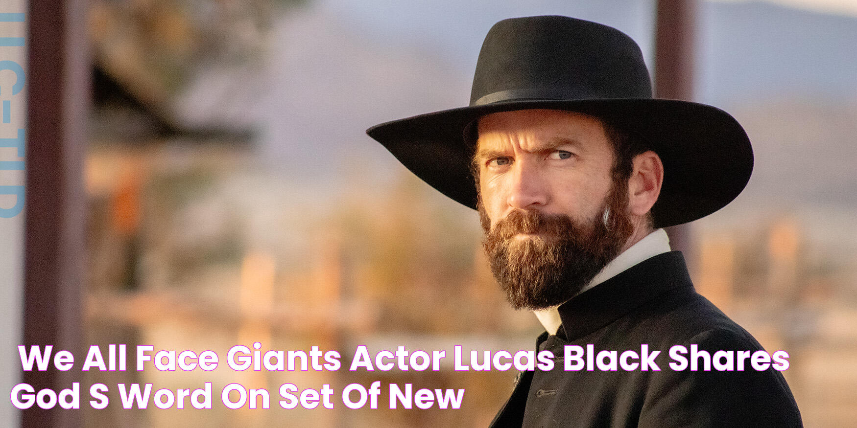 ‘We All Face Giants’ Actor Lucas Black Shares God's Word on Set of New