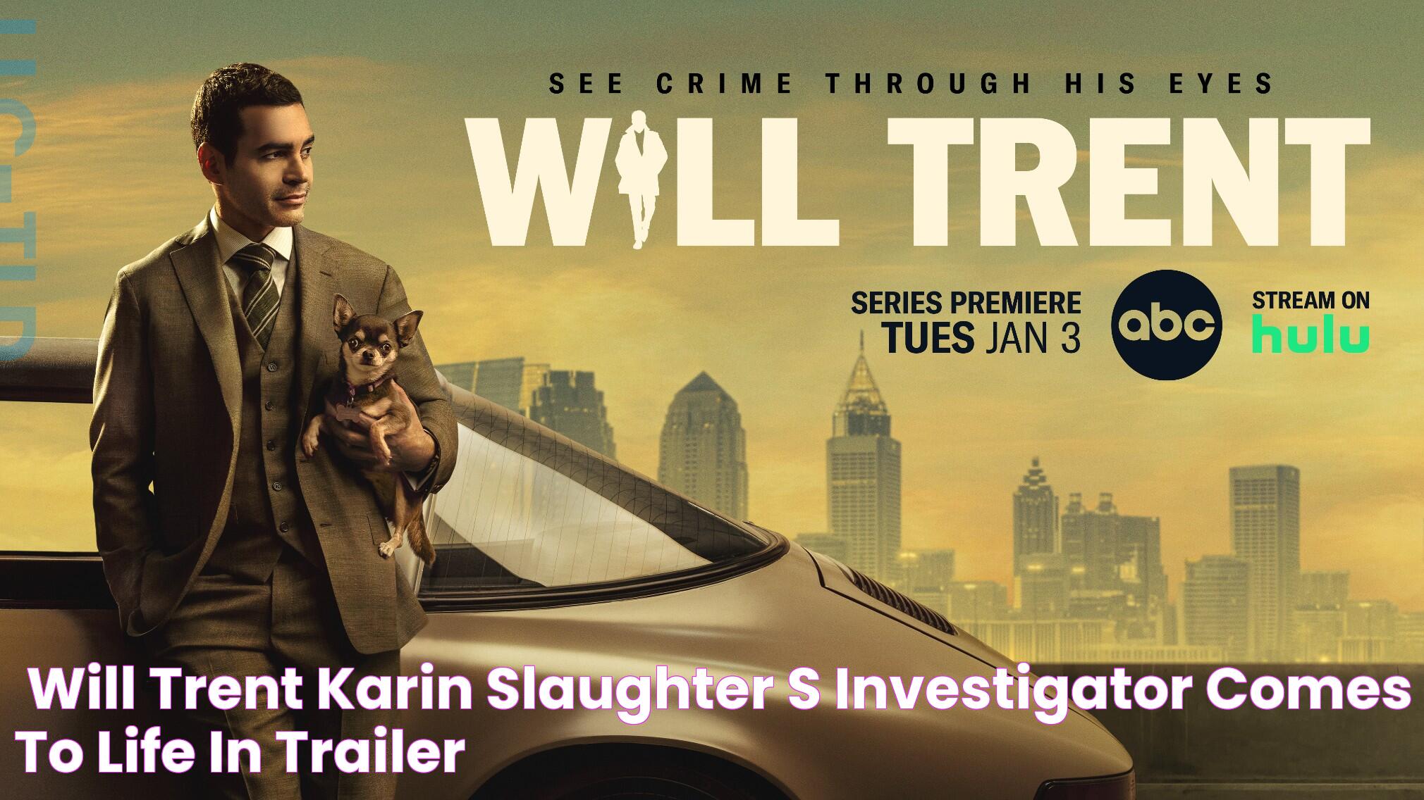 'Will Trent' Karin Slaughter's Investigator Comes to Life in Trailer