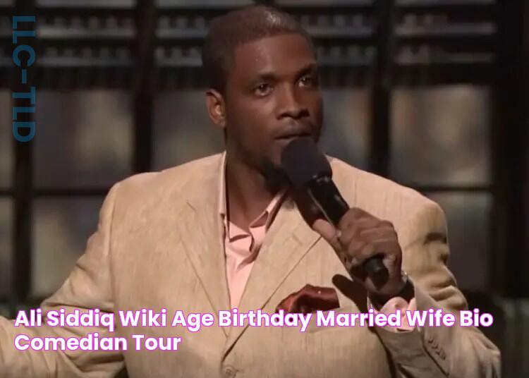 Ali Siddiq Wiki, Age, Birthday, Married, Wife, Bio【 Comedian 】Tour