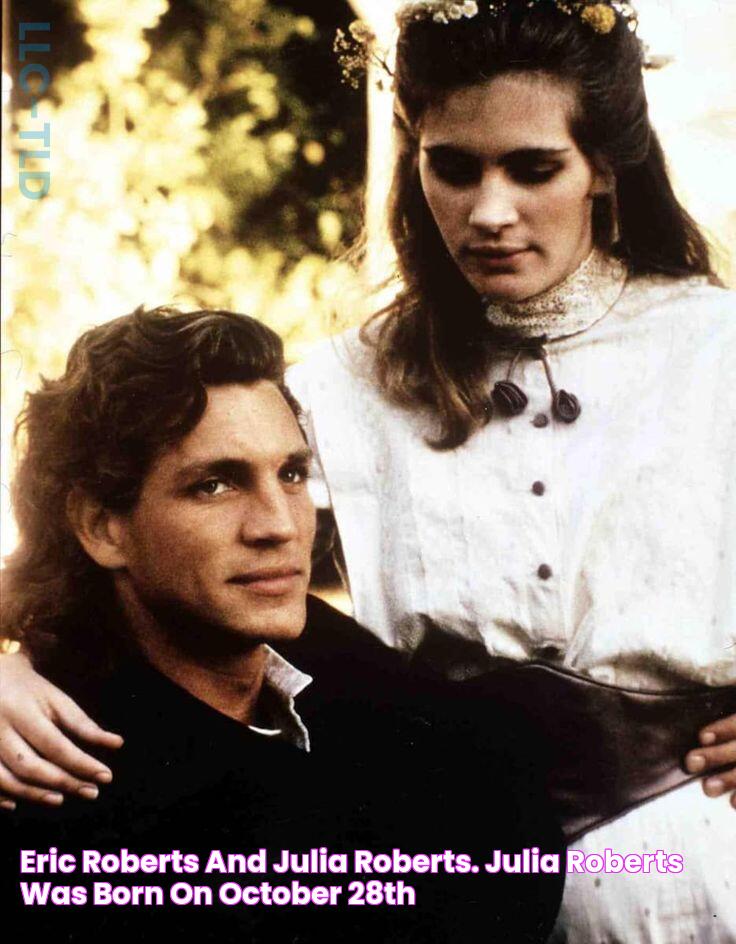 Eric Roberts and Julia Roberts. Julia Roberts was born on October 28th