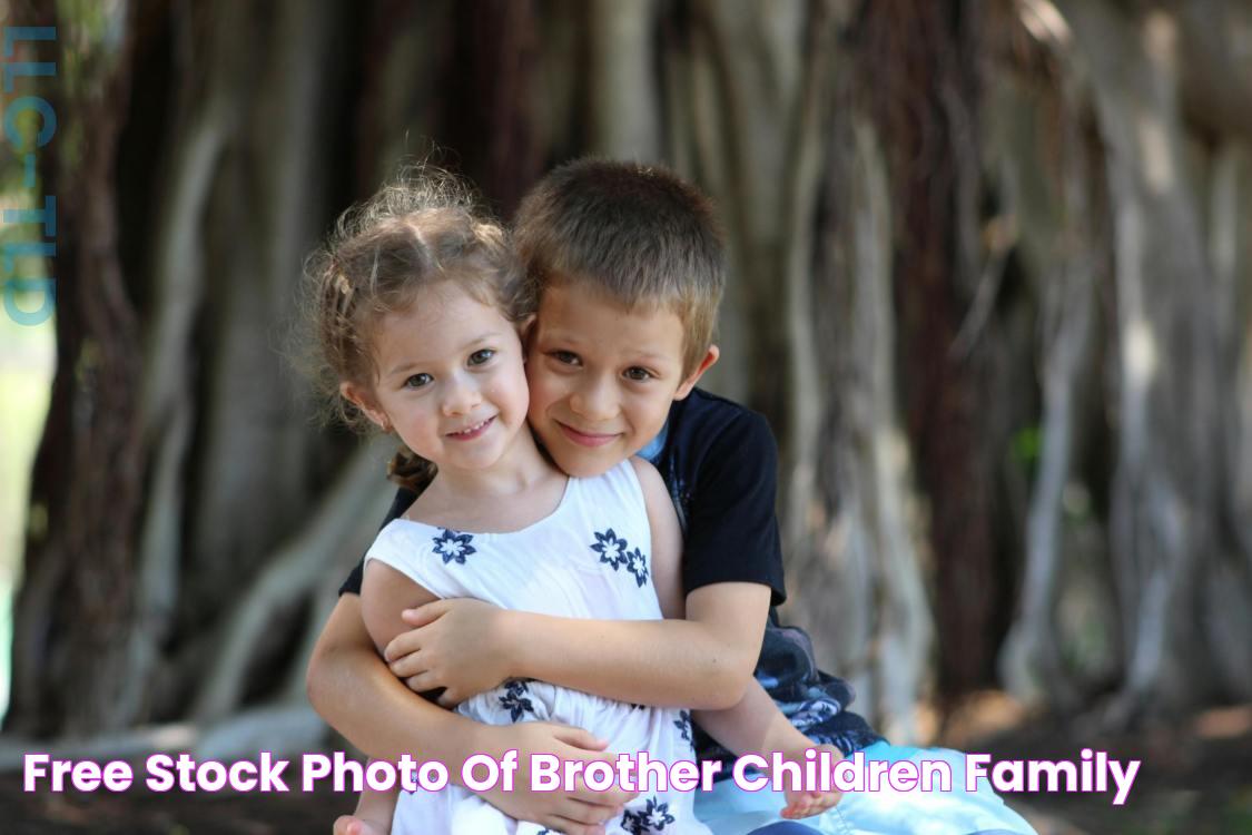 Free stock photo of brother, children, family