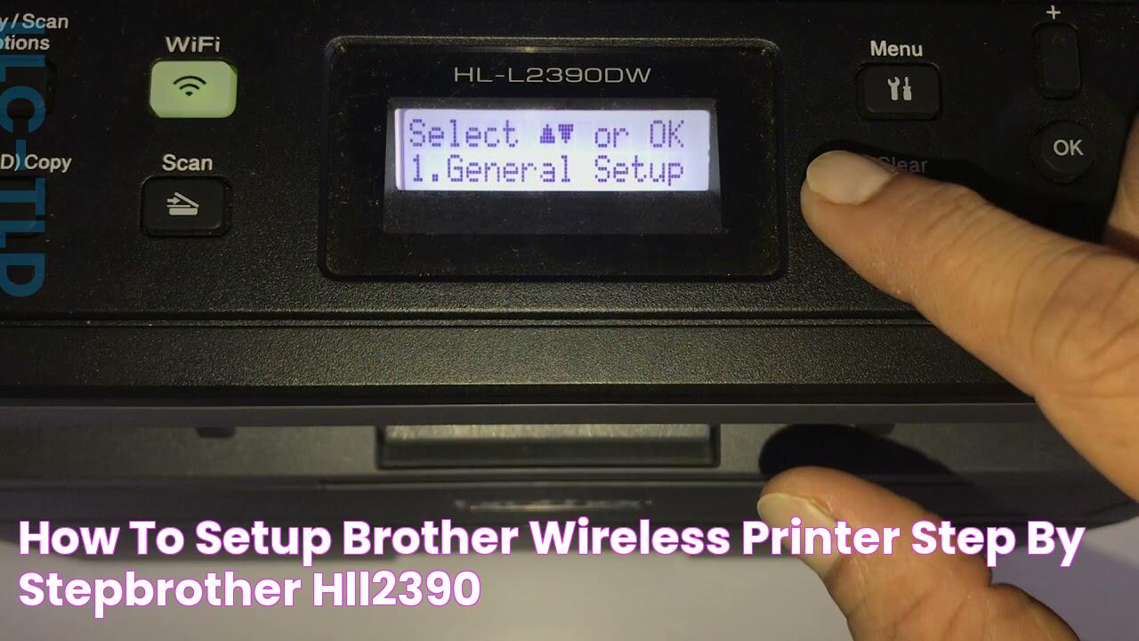 How to setup Brother Wireless Printer Step by StepBrother HLL2390