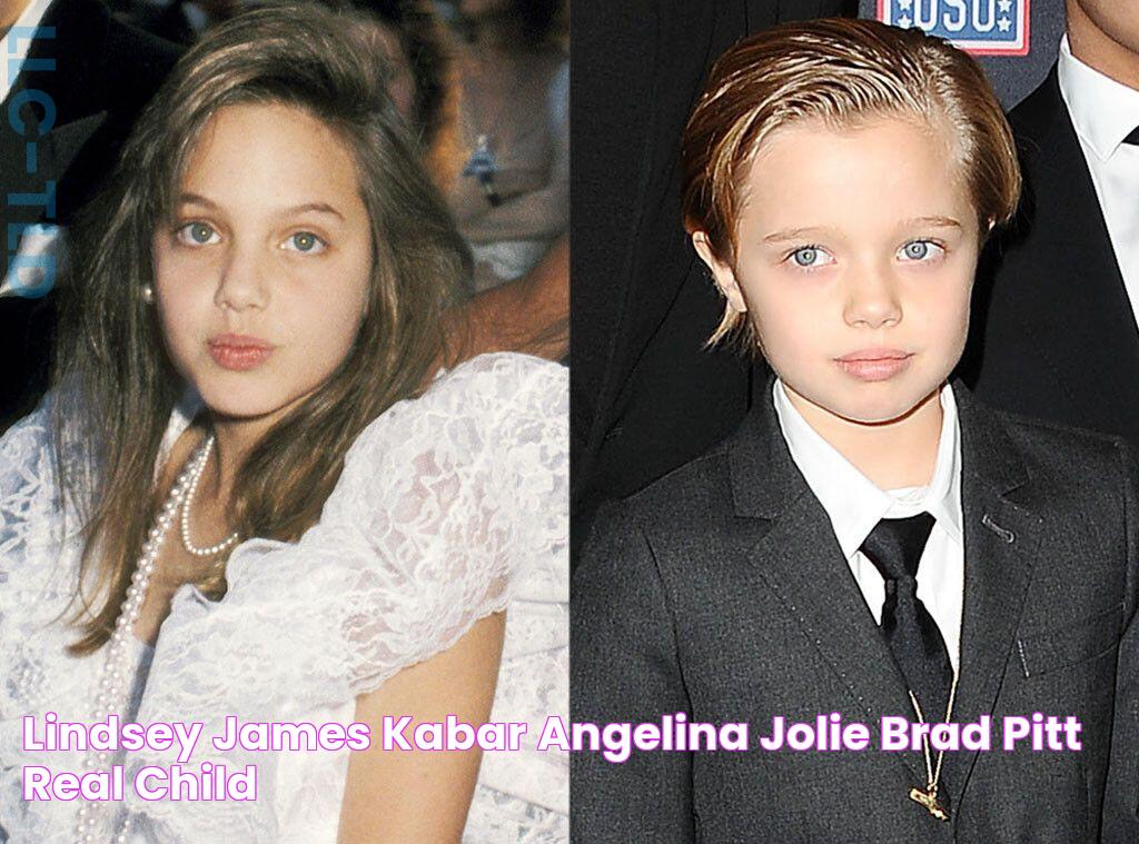 Lindsey James Kabar Angelina Jolie Brad Pitt Real Child