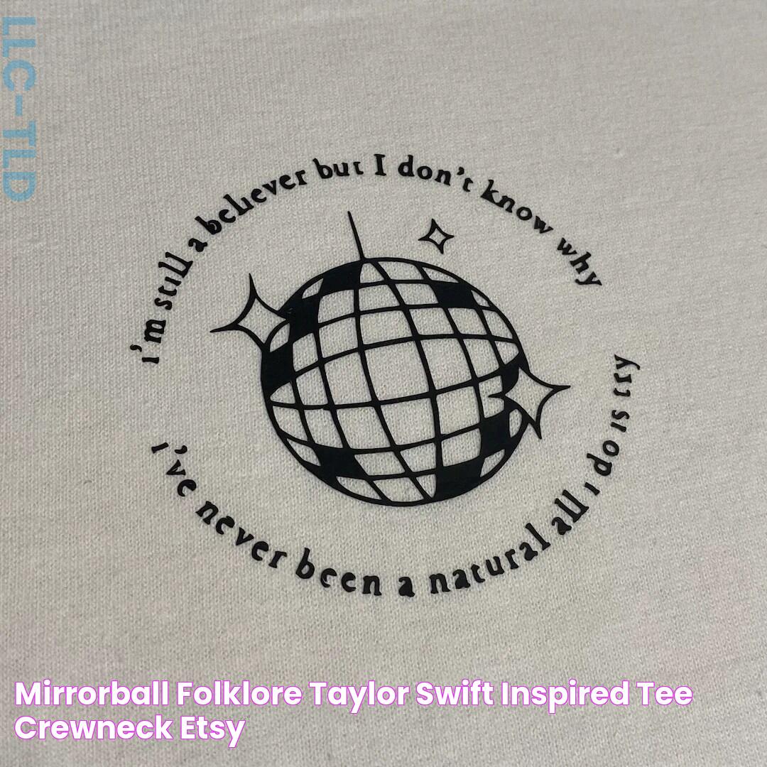 Mirrorball Folklore Taylor Swift Inspired Tee & Crewneck Etsy