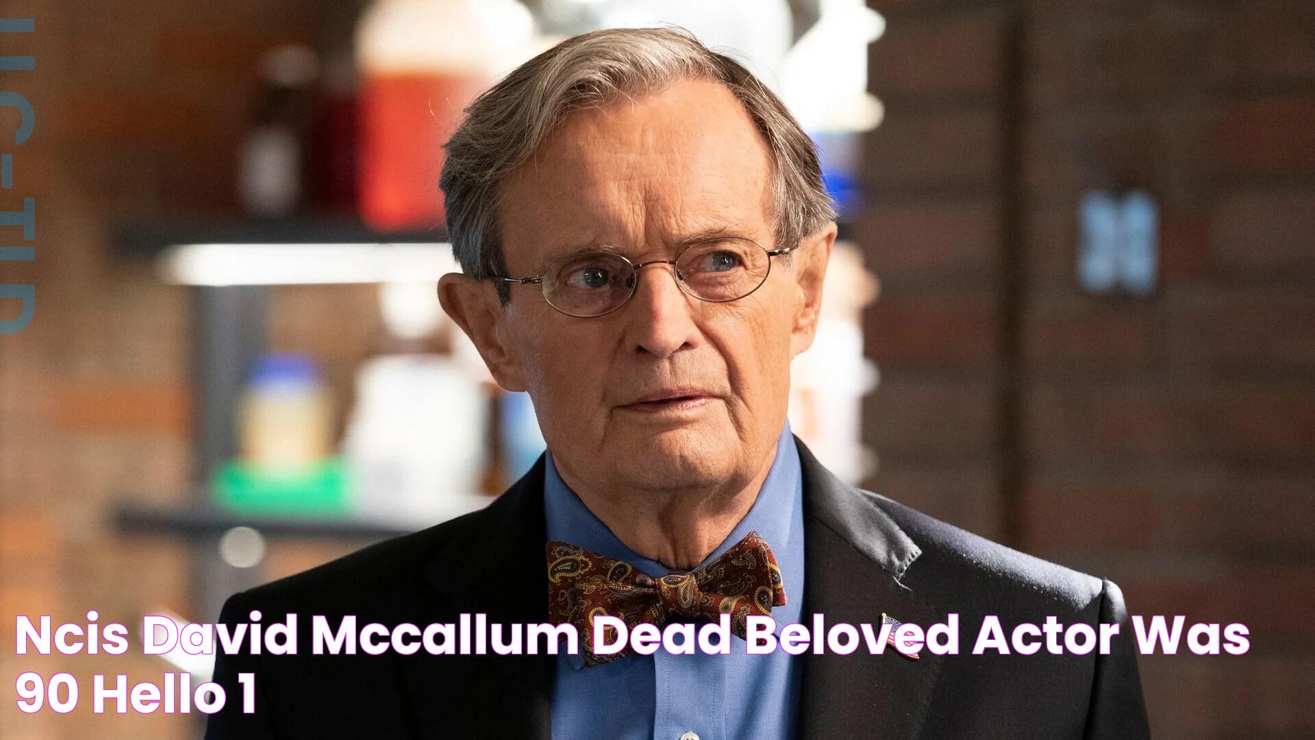 NCIS' David McCallum dead beloved actor was 90 HELLO!