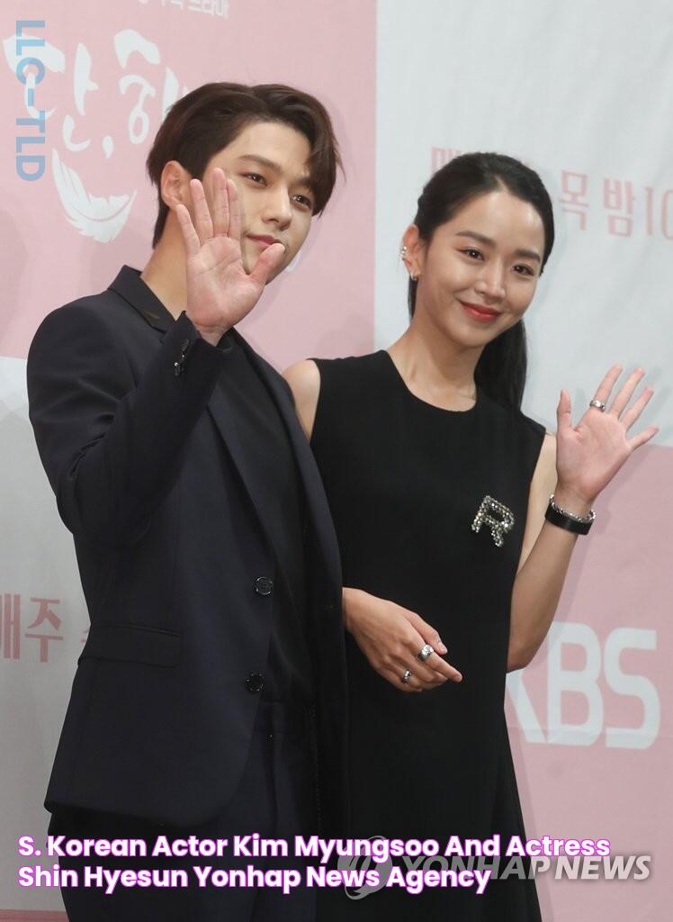 S. Korean actor Kim Myungsoo and actress Shin Hyesun Yonhap News Agency