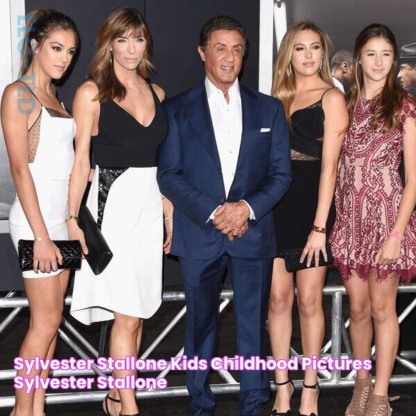 Sylvester Stallone Kids Childhood Pictures Sylvester Stallone