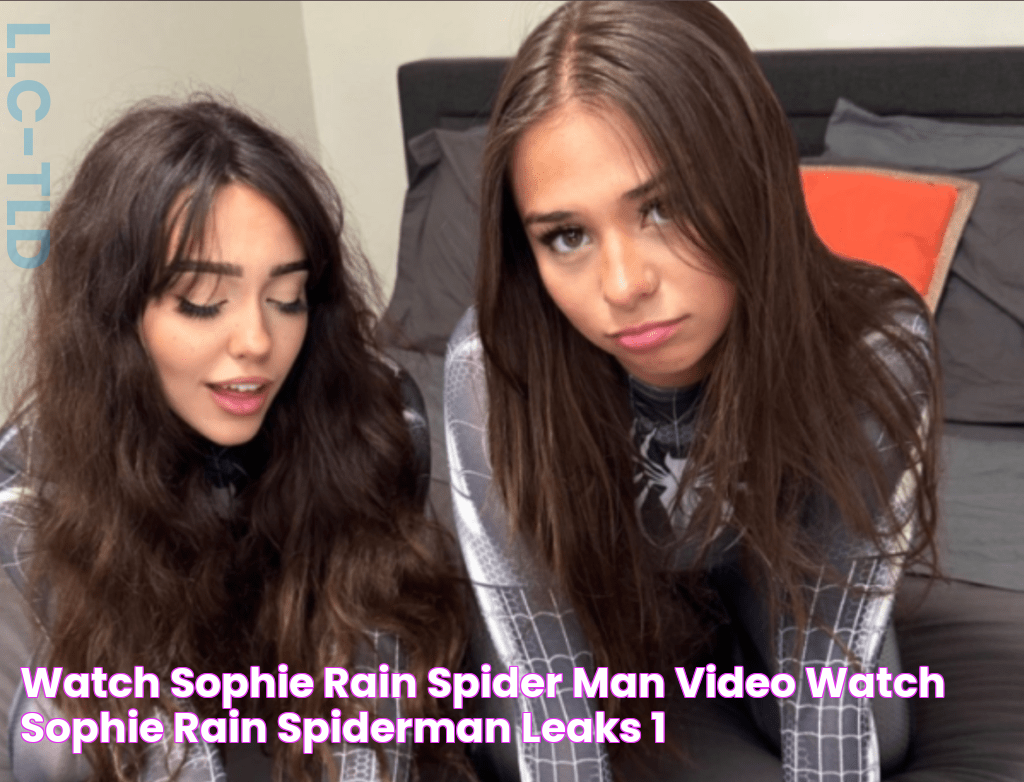 Watch Sophie Rain Spider Man Video, Watch Sophie Rain Spiderman Leaks