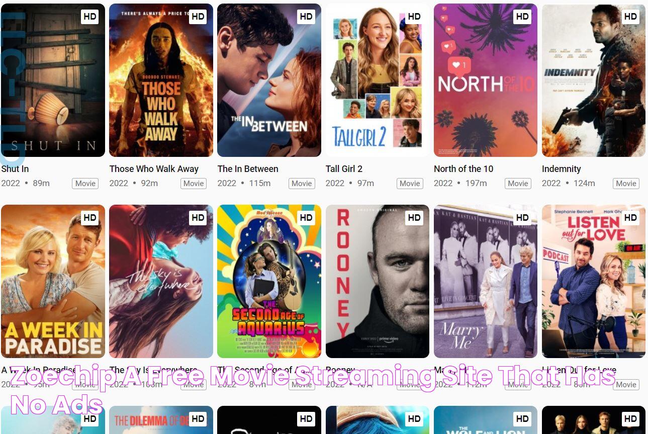 Zoechip A Free Movie Streaming Site That Has No Ads