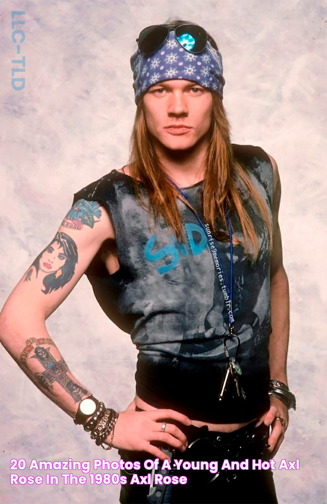 20 Amazing Photos Of A Young And Hot Axl Rose In The 1980s Axl rose