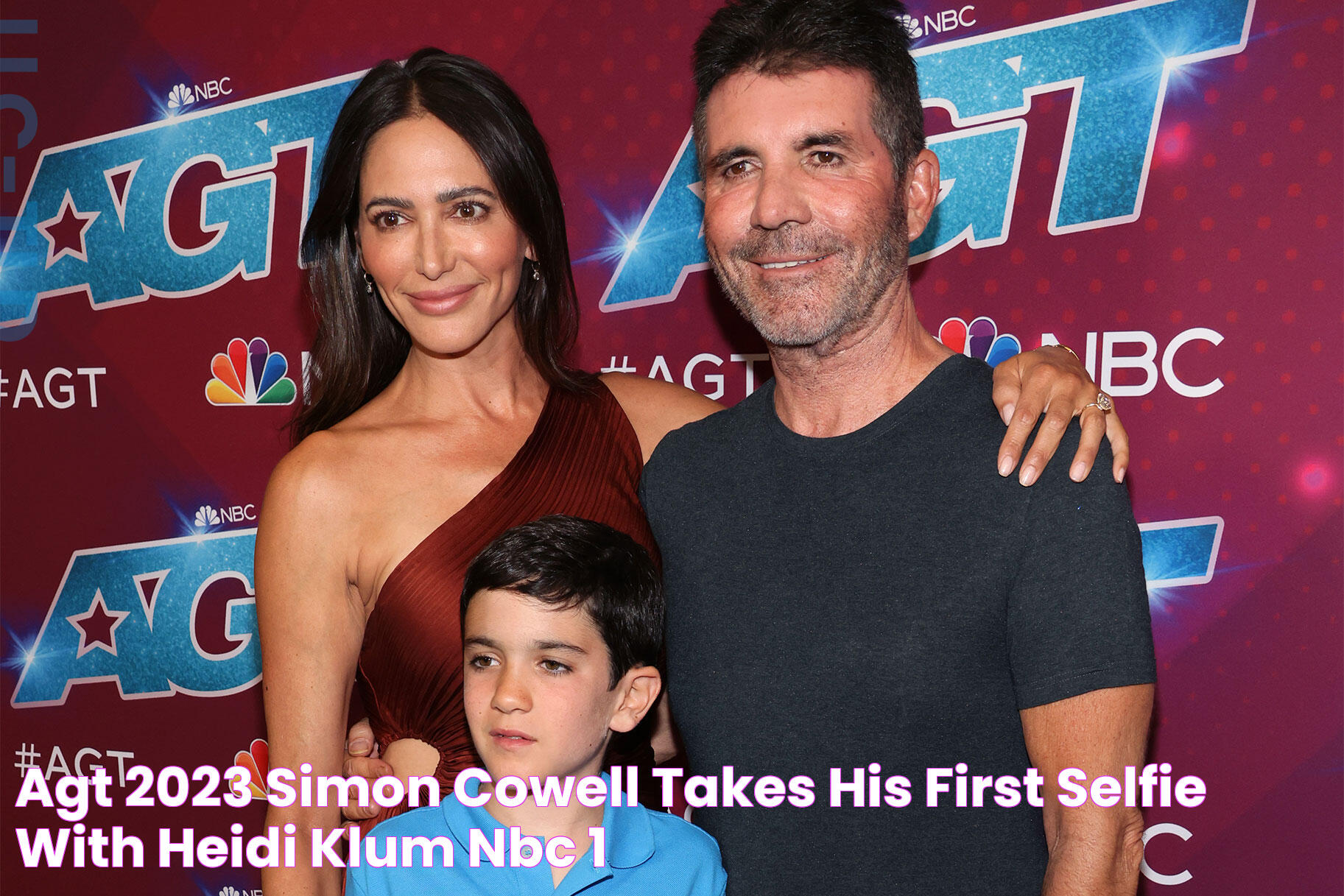 AGT 2023 Simon Cowell Takes His ‘First Selfie’ With Heidi Klum NBC