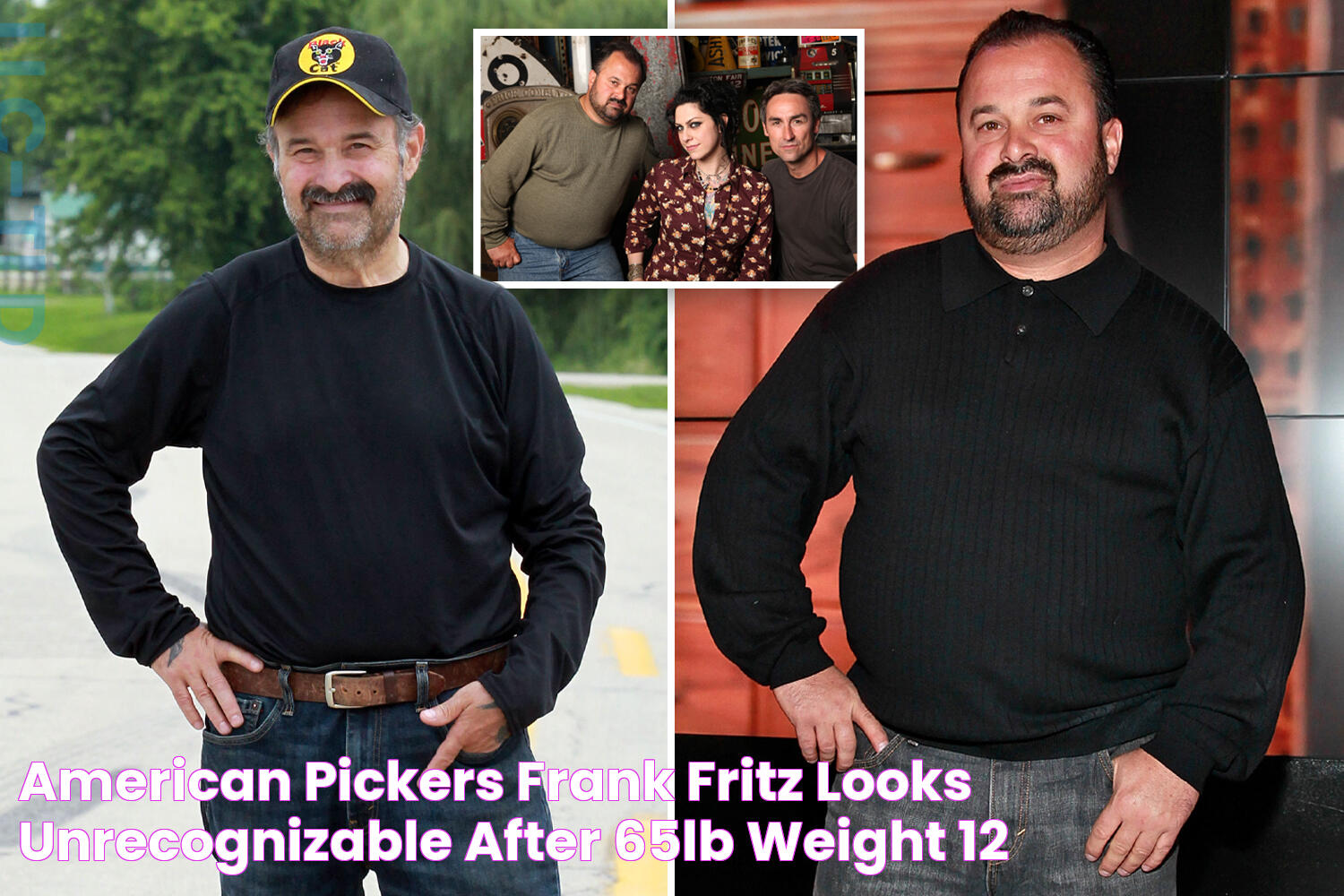 American Pickers' Frank Fritz looks unrecognizable after 65lb weight