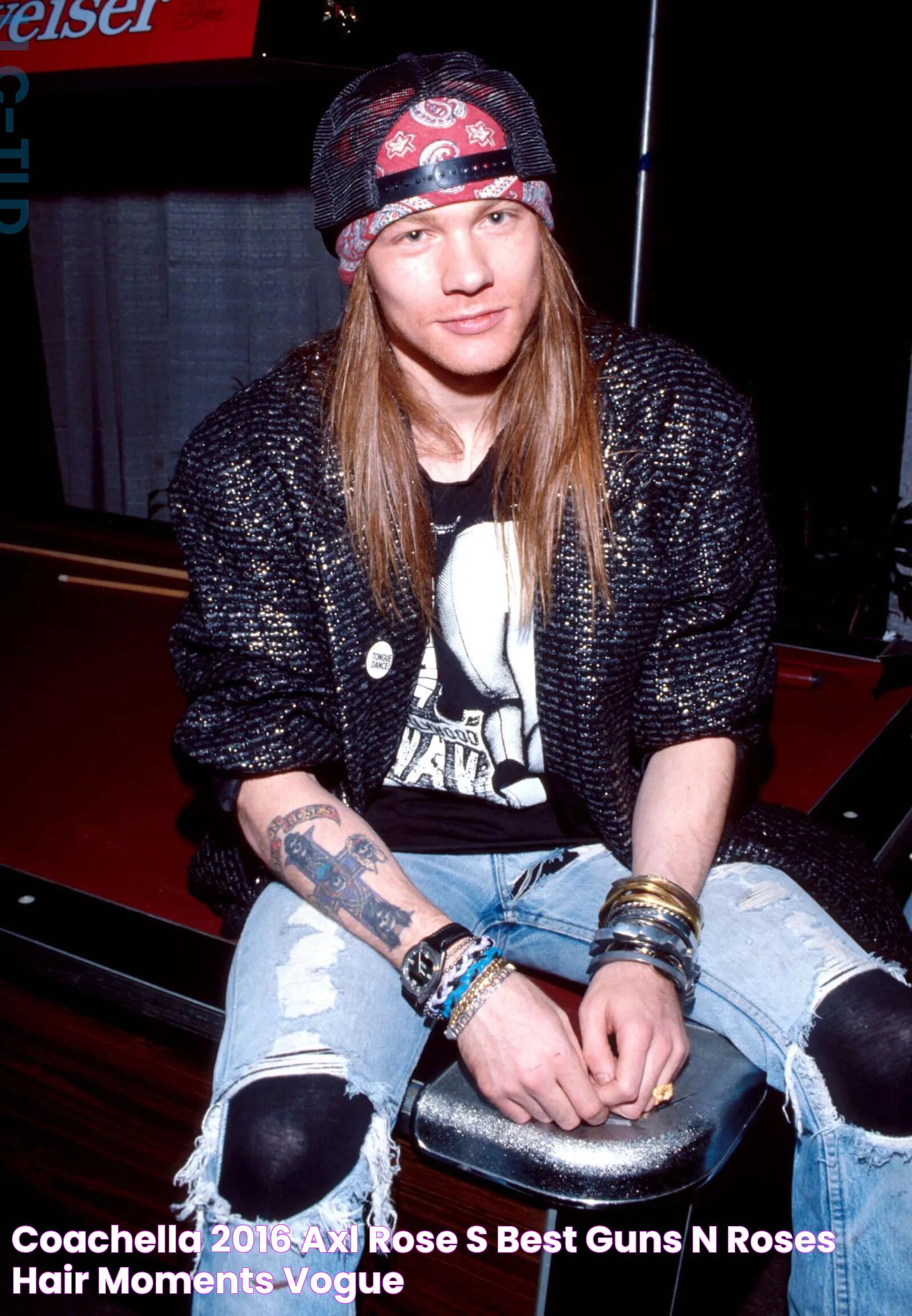 Coachella 2016 Axl Rose’s Best Guns N’ Roses Hair Moments Vogue