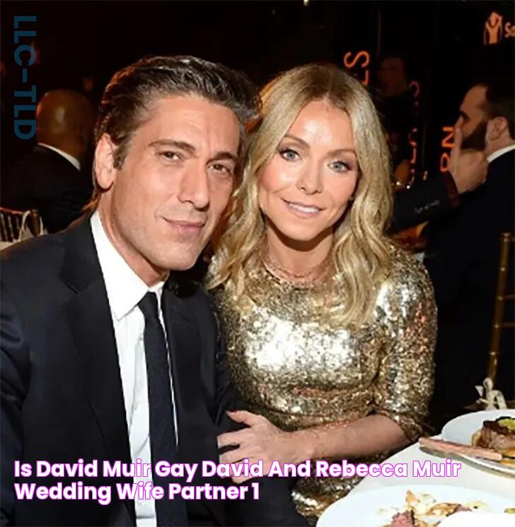 Is David Muir Gay? David and Rebecca Muir Wedding, Wife, Partner