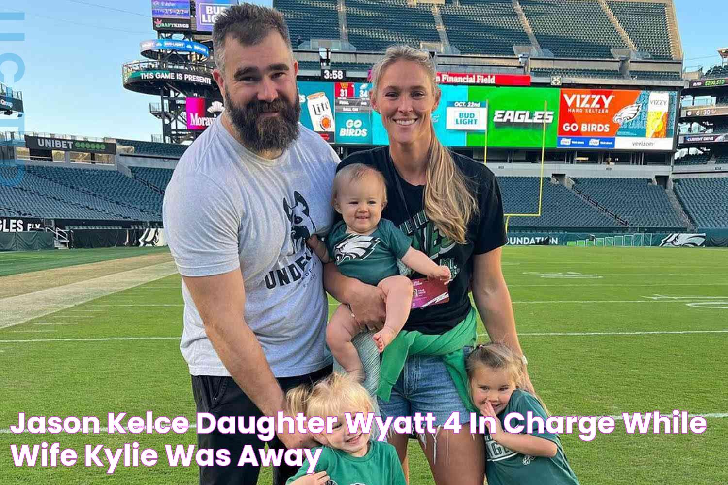 Jason Kelce Daughter Wyatt, 4, ‘in Charge’ While Wife Kylie Was Away