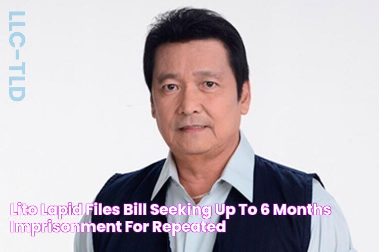 Lito Lapid Files Bill Seeking Up To 6 Months Imprisonment For Repeated