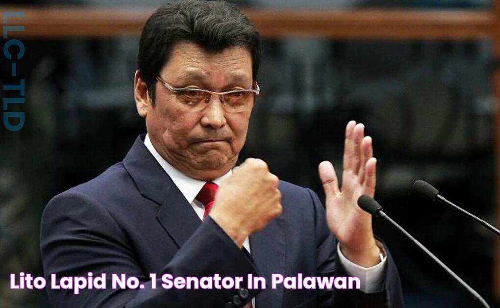 Lito Lapid, No. 1 senator in Palawan