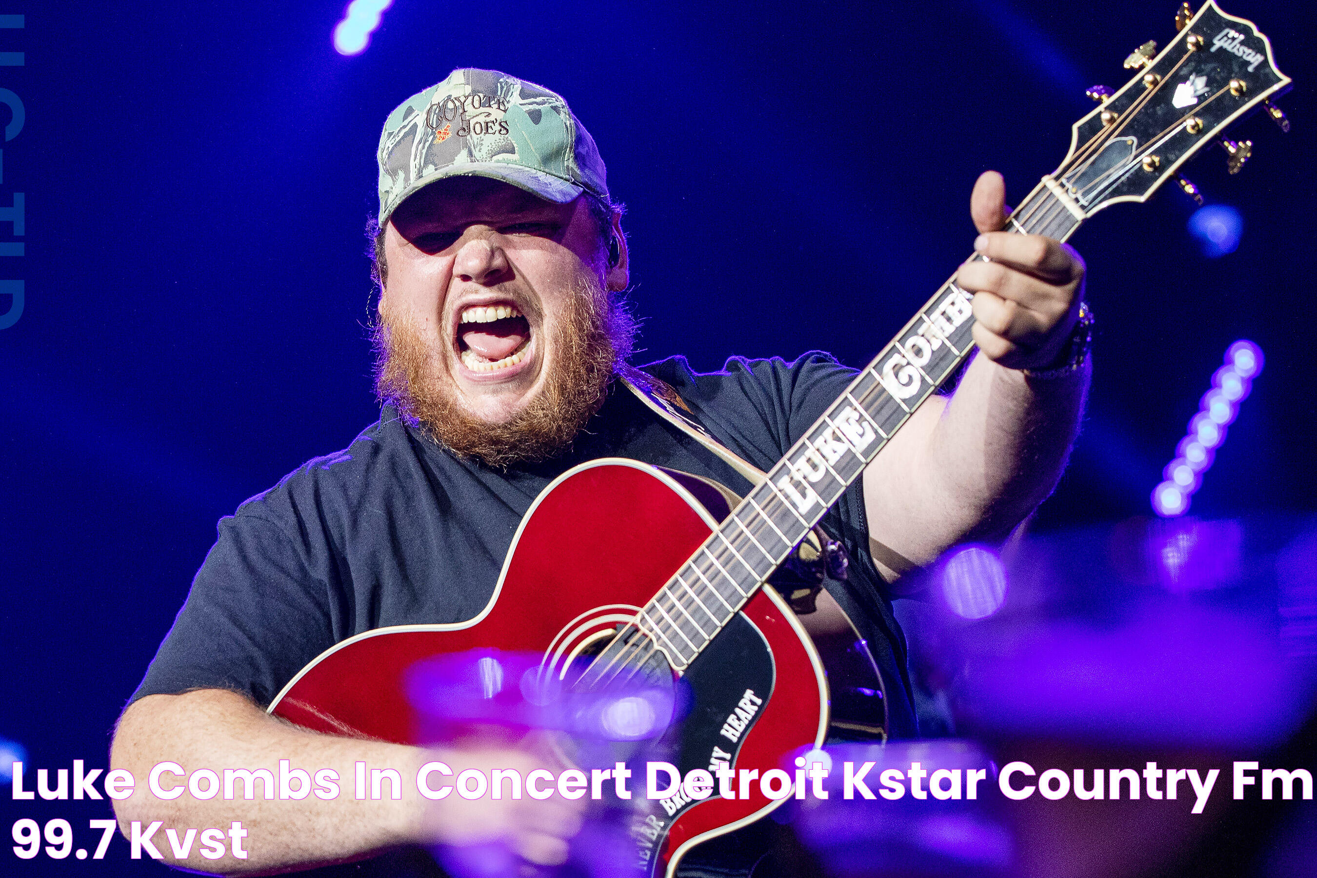 Luke Combs In Concert Detroit KStar Country FM 99.7 KVST