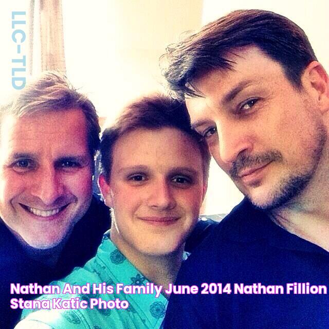 Nathan and his family(June,2014) Nathan Fillion & Stana Katic Photo