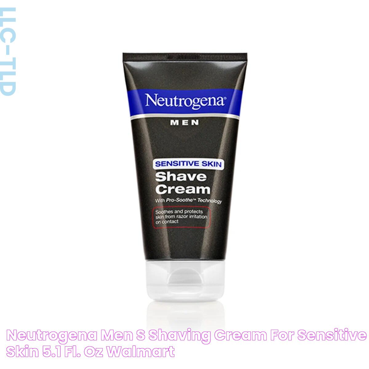 Neutrogena Men's Shaving Cream for Sensitive Skin, 5.1 fl. oz Walmart