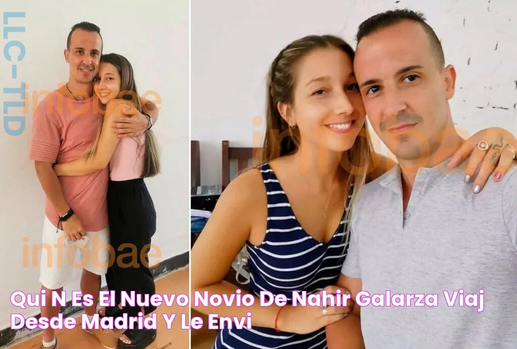 Quién es el nuevo novio de Nahir Galarza viajó desde Madrid y le envió