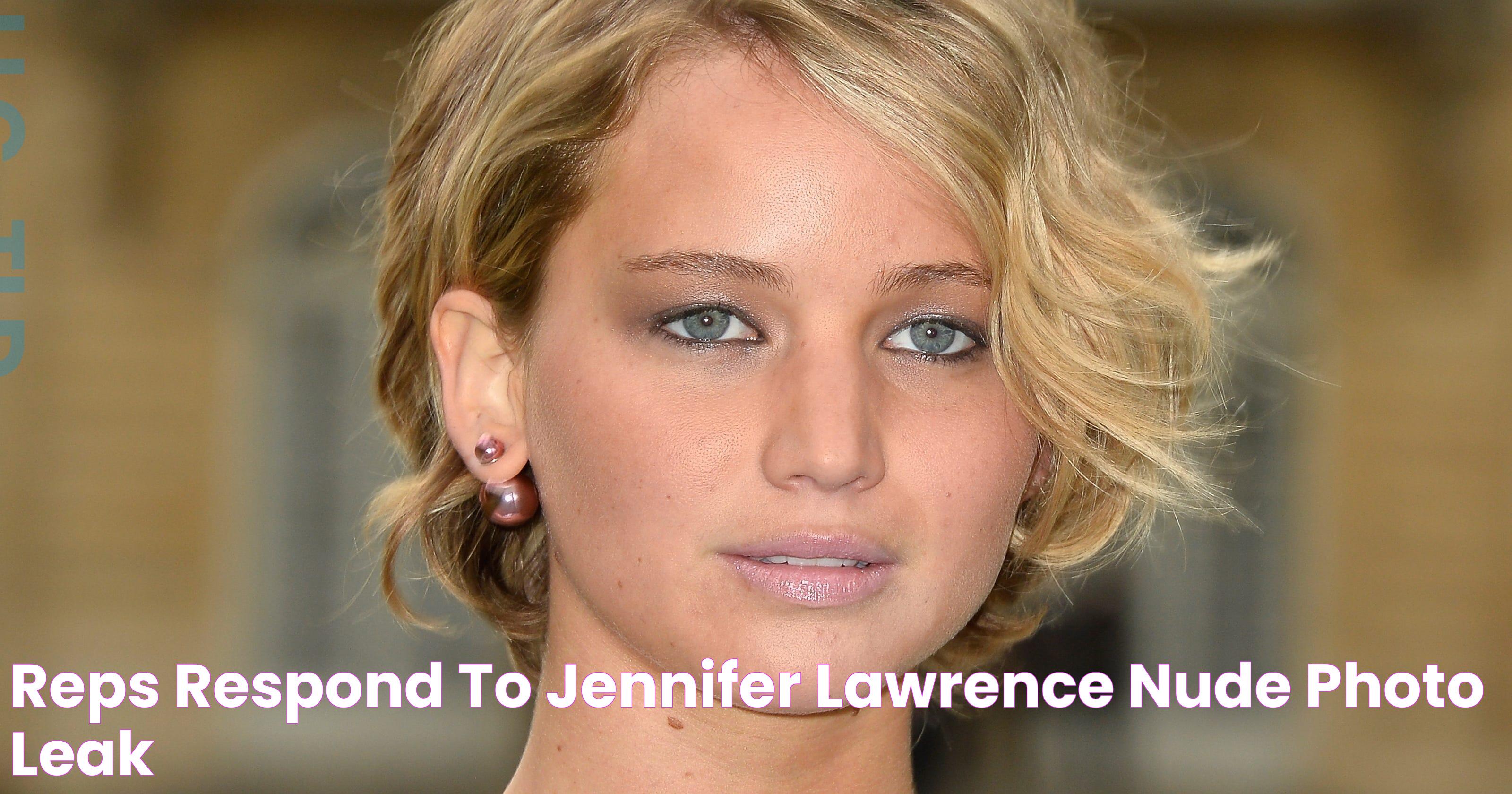 Reps respond to Jennifer Lawrence nude photo leak